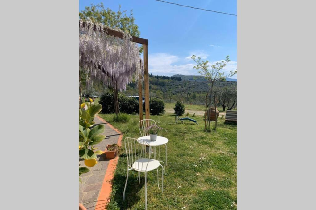 Bilocale Con Giardino Alle Porte Di Firenze Lägenhet Antella Exteriör bild